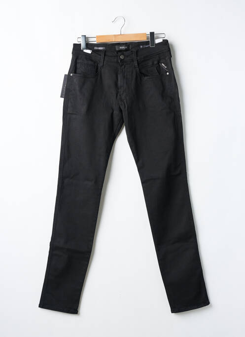 Pantalon slim negru REPLAY bărbat