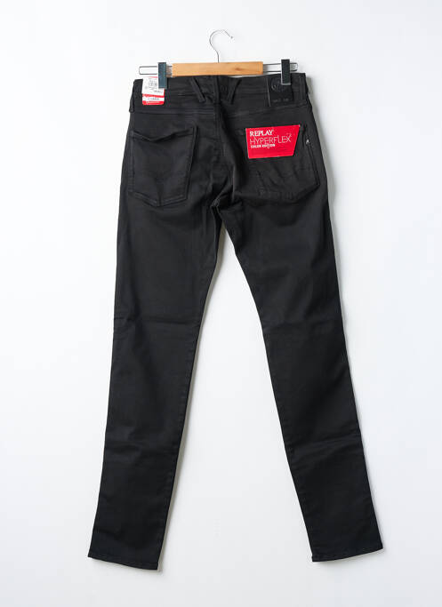 Pantalon slim negru REPLAY bărbat
