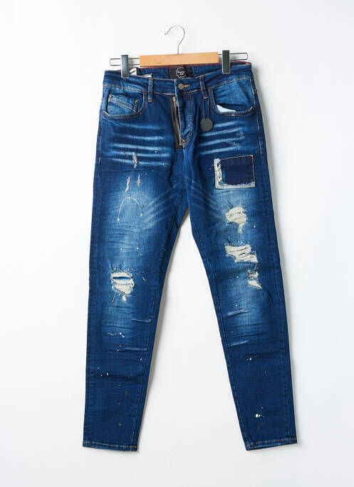 Blugi cu croială slim albastru PROJECT X PARIS bărbat