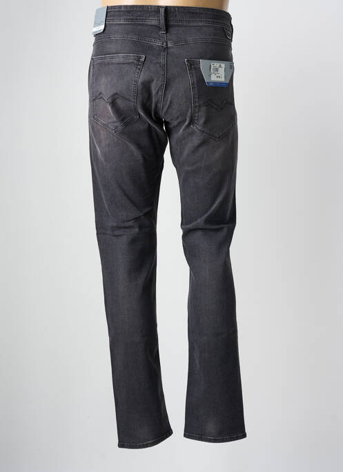 Blugi cu croială slim negru REPLAY bărbat