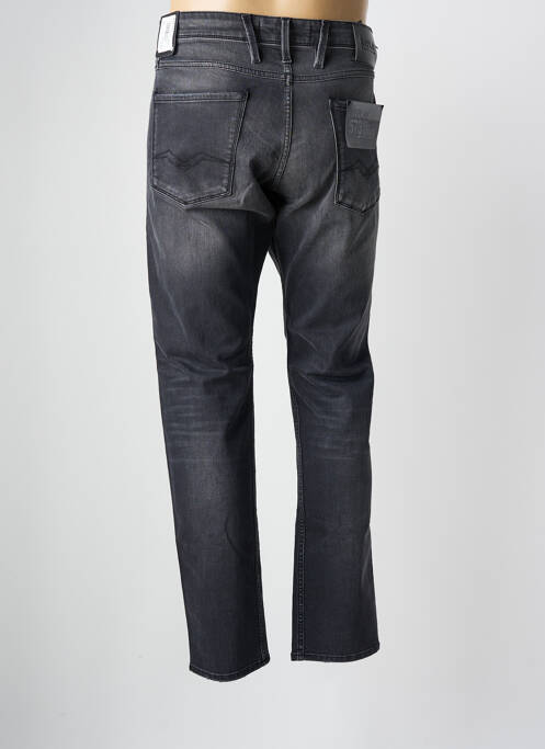 Blugi cu croială dreaptă negru REPLAY bărbat