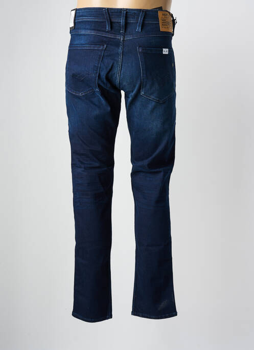 Blugi cu croială slim albastru REPLAY bărbat