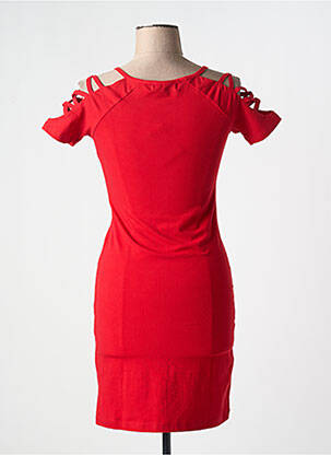 Rochie scurtă mâneci scurte mâneci scurte roșu PYGMEES femeie