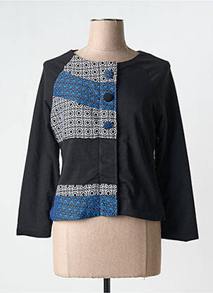 Jachete casual guler rotund negru BAMBOO'S femeie