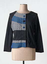 Jachete casual guler rotund negru BAMBOO'S femeie