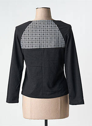 Jachete casual guler rotund negru BAMBOO'S femeie