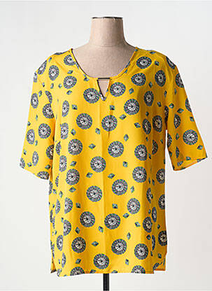 Top galben WEEK END A PARIS femeie