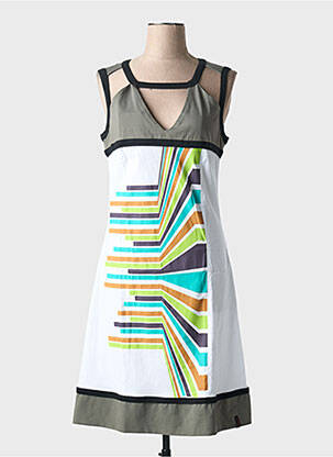 Rochie midi alb PYGMEES femeie