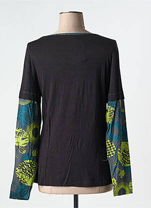 Tricou mâneci lungi mâneci lungi negru MAILLE INDIGO femeie