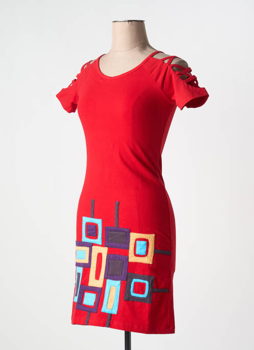 Rochie scurtă roșu PYGMEES femeie