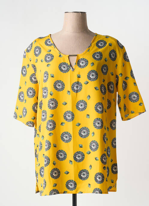 Top galben WEEK END A PARIS femeie