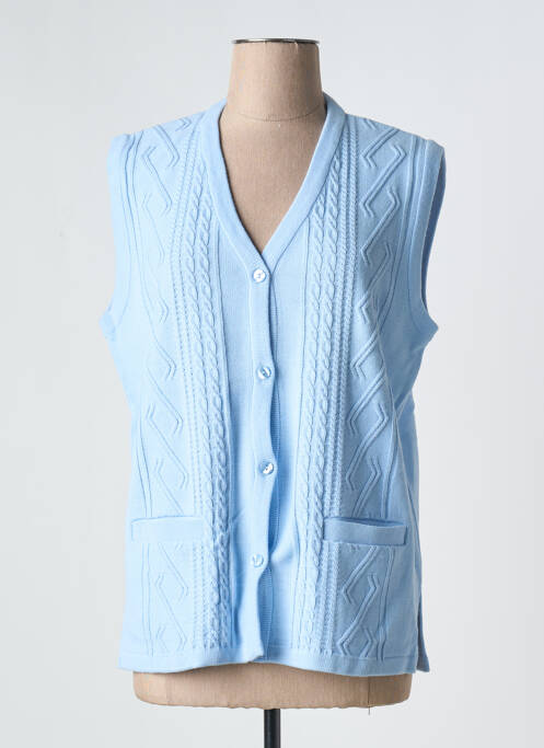 Vestă fără mâneci albastru MAILLE INDIGO femeie