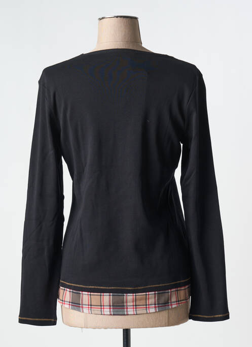 Tricou negru FRONT DE MER femeie