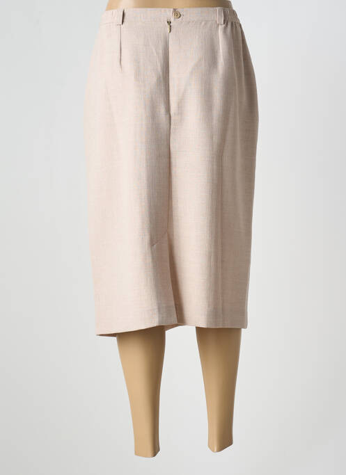 Fustă midi bej FRANCOISE DE FRANCE femeie