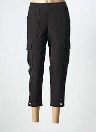 Pantalon 7/8 talie înaltă talie înaltă negru LE TEMPS DES CERISES femeie