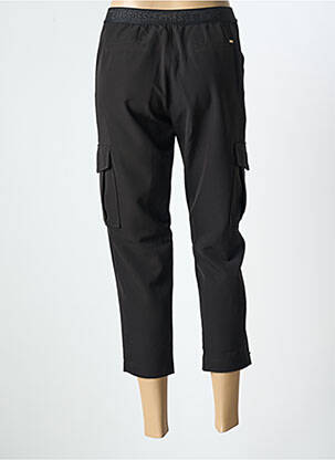 Pantalon 7/8 talie înaltă talie înaltă negru LE TEMPS DES CERISES femeie