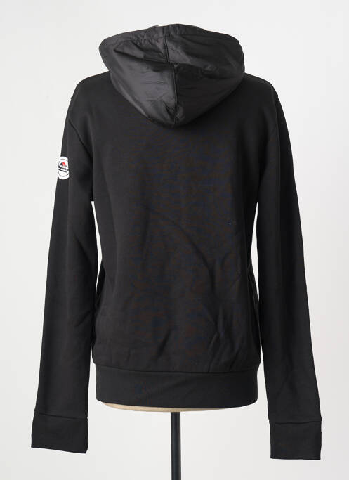 Hanorac cu glugă negru HELVETICA bărbat