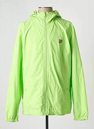 Jachetă vânt buzunare cu glugă verde LYLE & SCOTT bărbat
