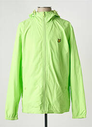 Jachetă vânt buzunare cu glugă verde LYLE & SCOTT bărbat