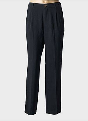 Pantalon chino închidere cu fermoar sub clapetă cu nasturi mărime normală negru GRACE & MILA femeie