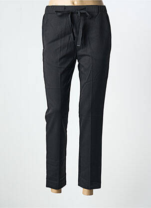 Pantalon drept talie elastică mărime normală negru GRACE & MILA femeie