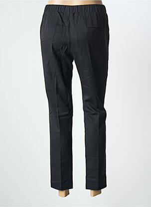 Pantalon drept talie elastică mărime normală negru GRACE & MILA femeie