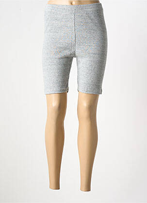 Pantalon de ciclism elasticitate talie înaltă gri AMERICAN VINTAGE femeie