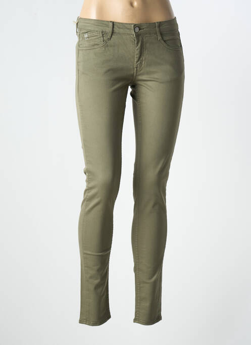 Blugi skinny verde LE TEMPS DES CERISES femeie