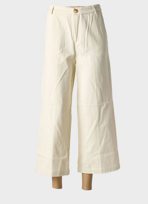 Blugi cu croială largă bej GRACE & MILA femeie