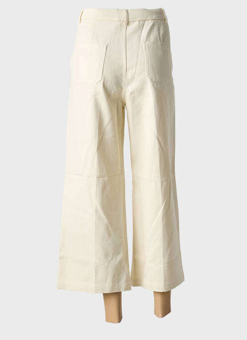 Blugi cu croială largă bej GRACE & MILA femeie