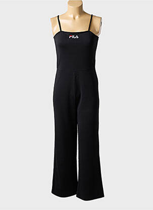 Salopetă-pantalon bretele subțiri bretele subțiri negru FILA femeie
