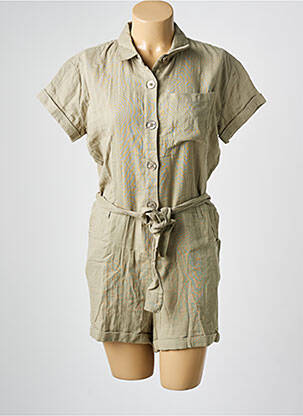 Salopetă scurtă verde SCHOOL RAG femeie