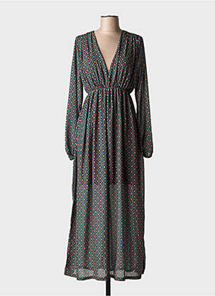 Rochie lungă mâneci lungi mâneci lungi verde STUDIO PARISIEN femeie