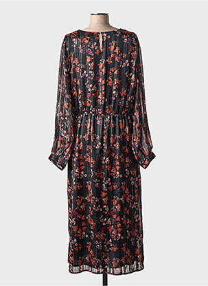 Rochie lungă mâneci lungi mâneci lungi negru LA PETITE ETOILE femeie