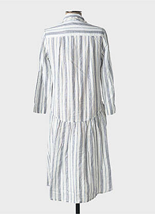 Rochie midi mâneci lungi mâneci lungi alb SCHOOL RAG femeie