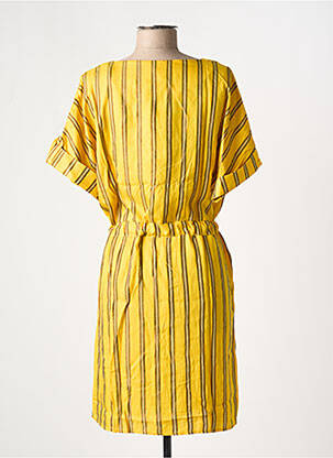 Rochie midi mâneci scurte mâneci scurte galben VILA femeie