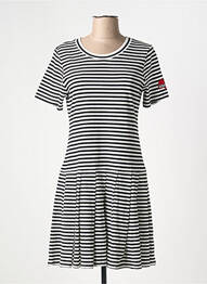 Rochie scurtă mâneci scurte mâneci scurte alb LILI SIDONIO femeie