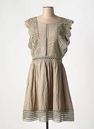 Rochie midi mâneci scurte mâneci scurte verde MOLLY BRACKEN femme