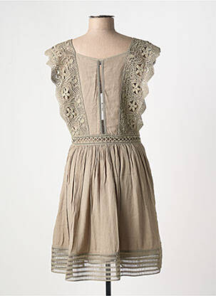 Rochie midi mâneci scurte mâneci scurte verde MOLLY BRACKEN femeie