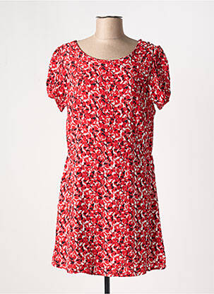 Rochie scurtă mâneci scurte mâneci scurte roșu PEPE JEANS X DUA LIPA femeie
