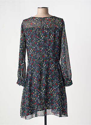 Rochie midi imprimeu floral mâneci lungi albastru PEPE JEANS femeie