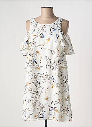 Rochie scurtă alb MOLLY BRACKEN femeie