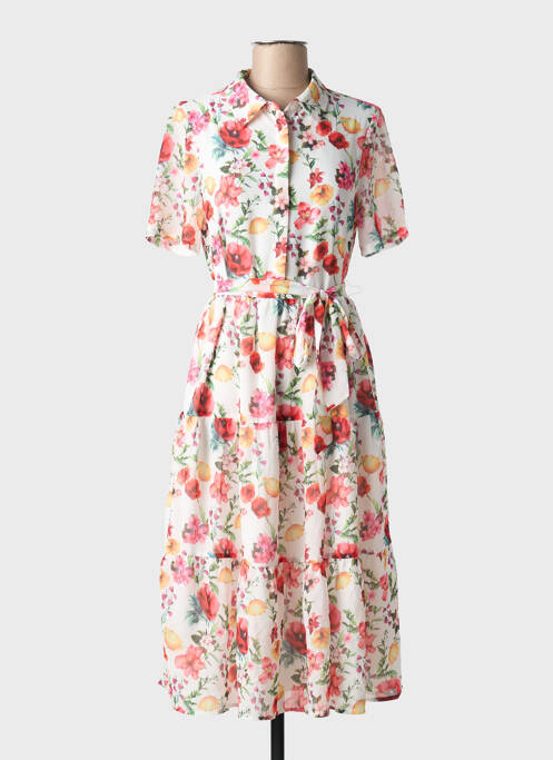 Rochie midi alb NA-KD femeie