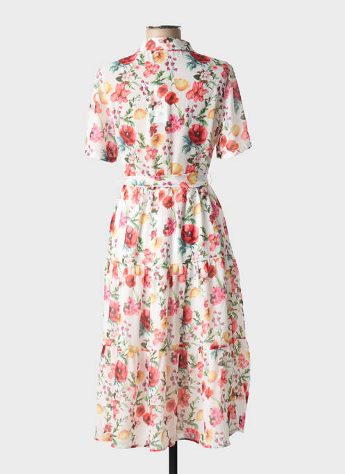 Rochie midi alb NA-KD femeie