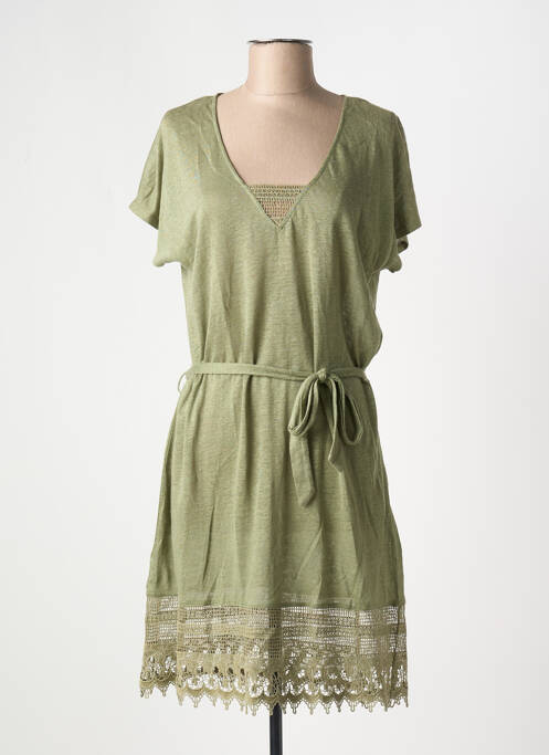 Rochie midi verde ATELIERS DE LA MAILLE femeie