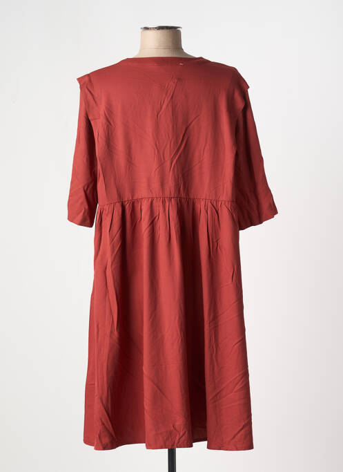 Rochie midi portocaliu GRACE & MILA femeie