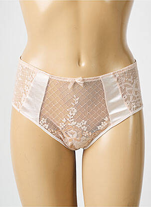 Chilot efect material satinat roz EMPREINTE femeie