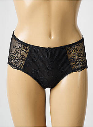 Chilot efect material satinat negru EMPREINTE femeie