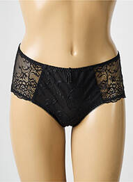 Chilot efect material satinat negru EMPREINTE femme