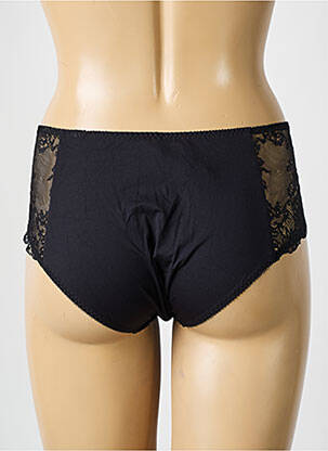 Chilot efect material satinat negru EMPREINTE femeie